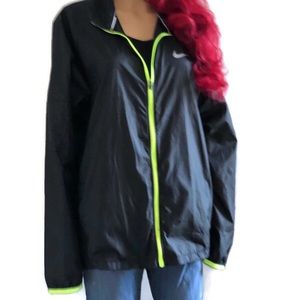 Nike Running Black with fluorescent Yellow Trim.